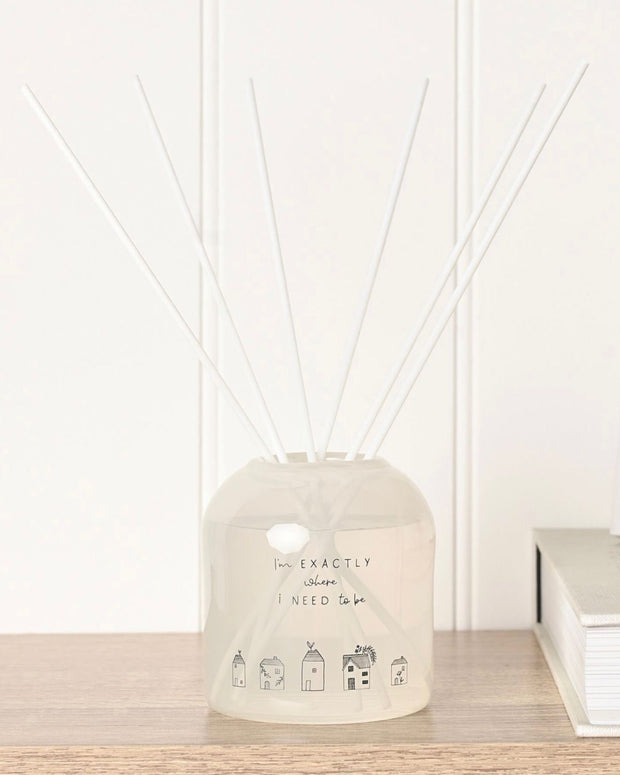 Beige Moments Clear Glass Reed Diffuser - Where I Need To Be