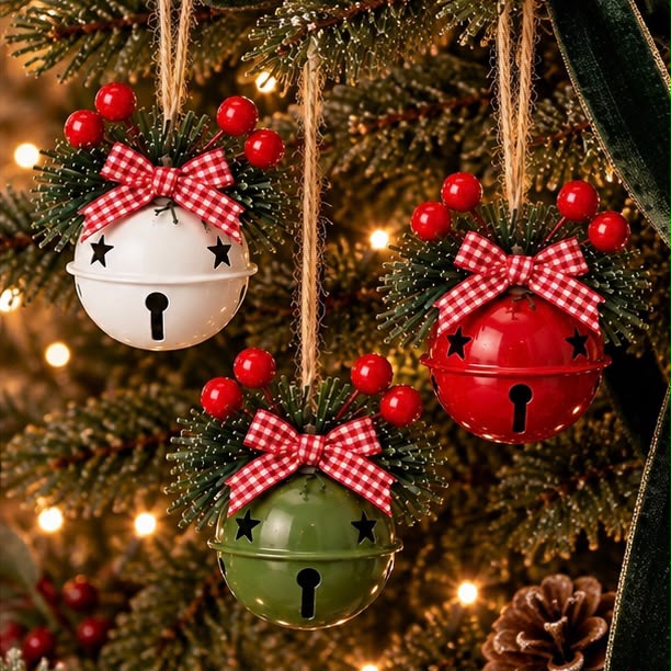 Mini Metal Round Bell With Bow