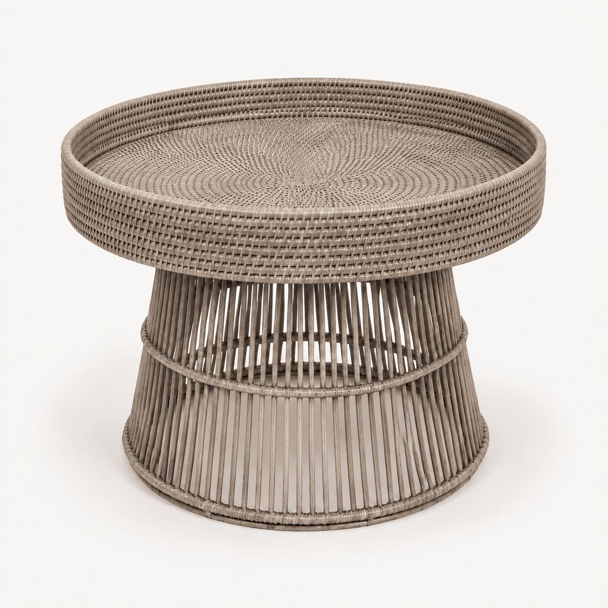 Wickham Rattan Round Side Table
