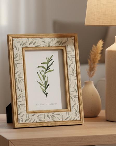 Neutral Wooden Tundra Photo Frame
