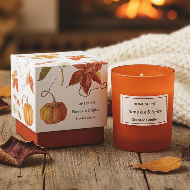 Boxed Pumpkin And Spice Candle