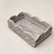 Wickham Rattan Scalloped Rectangle Tray