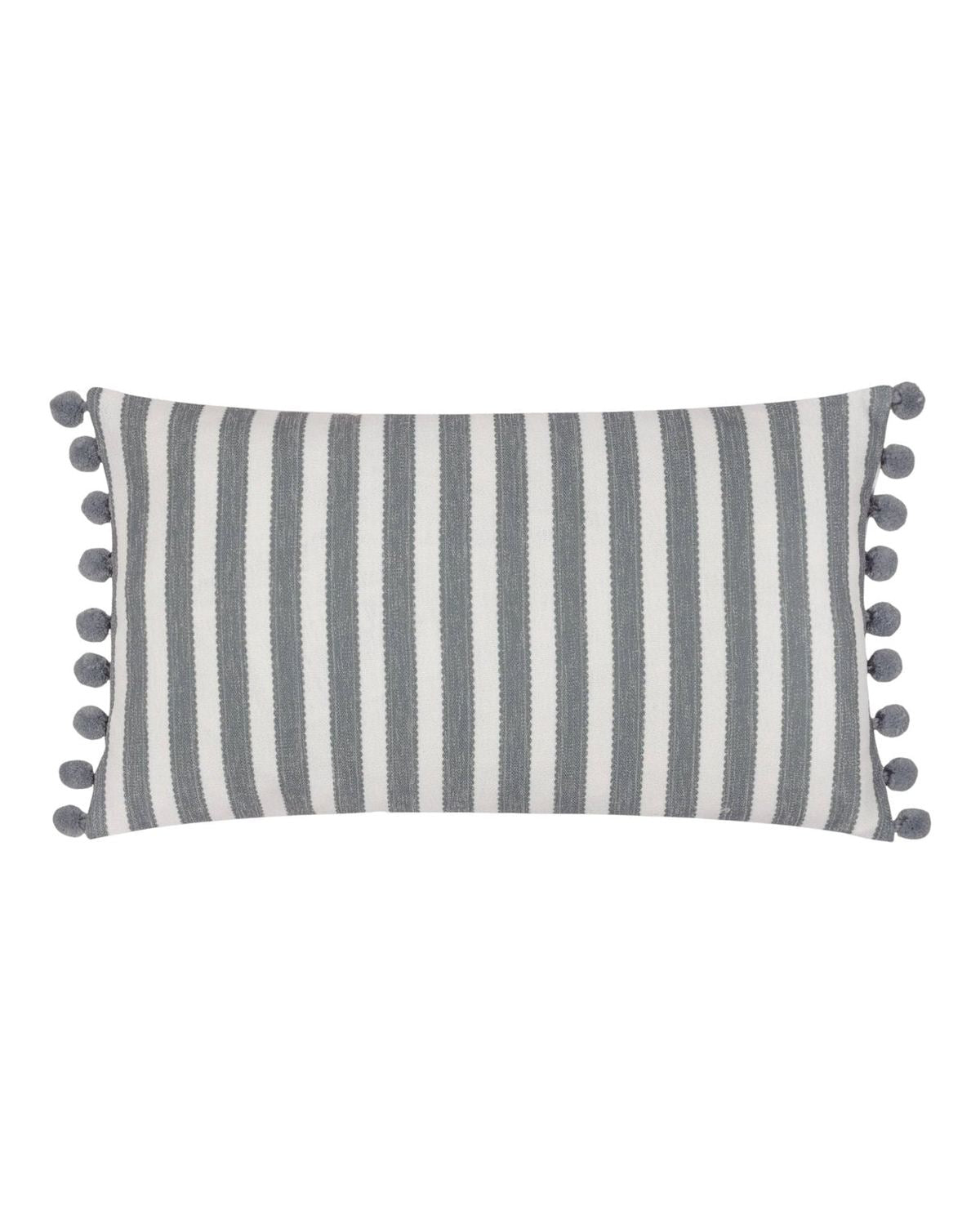 Delph Blue Sessile Leaf Printed Cushion Cover