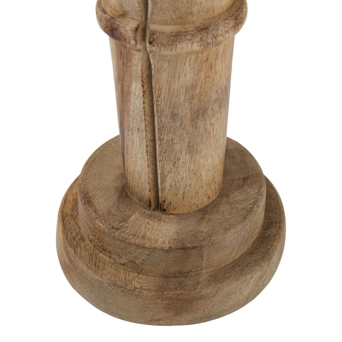 Wooden Natural Nutcracker Decoration