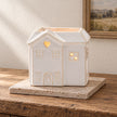 Small White Ceramic House Wax Melt Burner