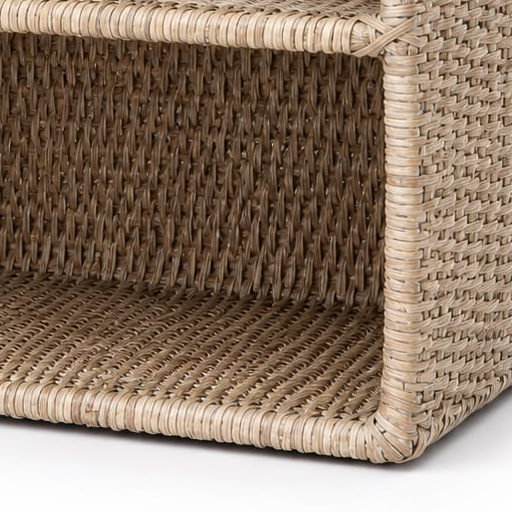 Wickham Rattan Arched Shaped Shelving Unit