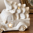 White LED Light Up Christmas Tree Car