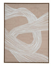 Neutral Clayre Line framed canvas print wall art by Hill Interiors, featuring soft tones and artistic design for home decor.