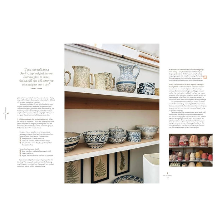 Interior design book titled 