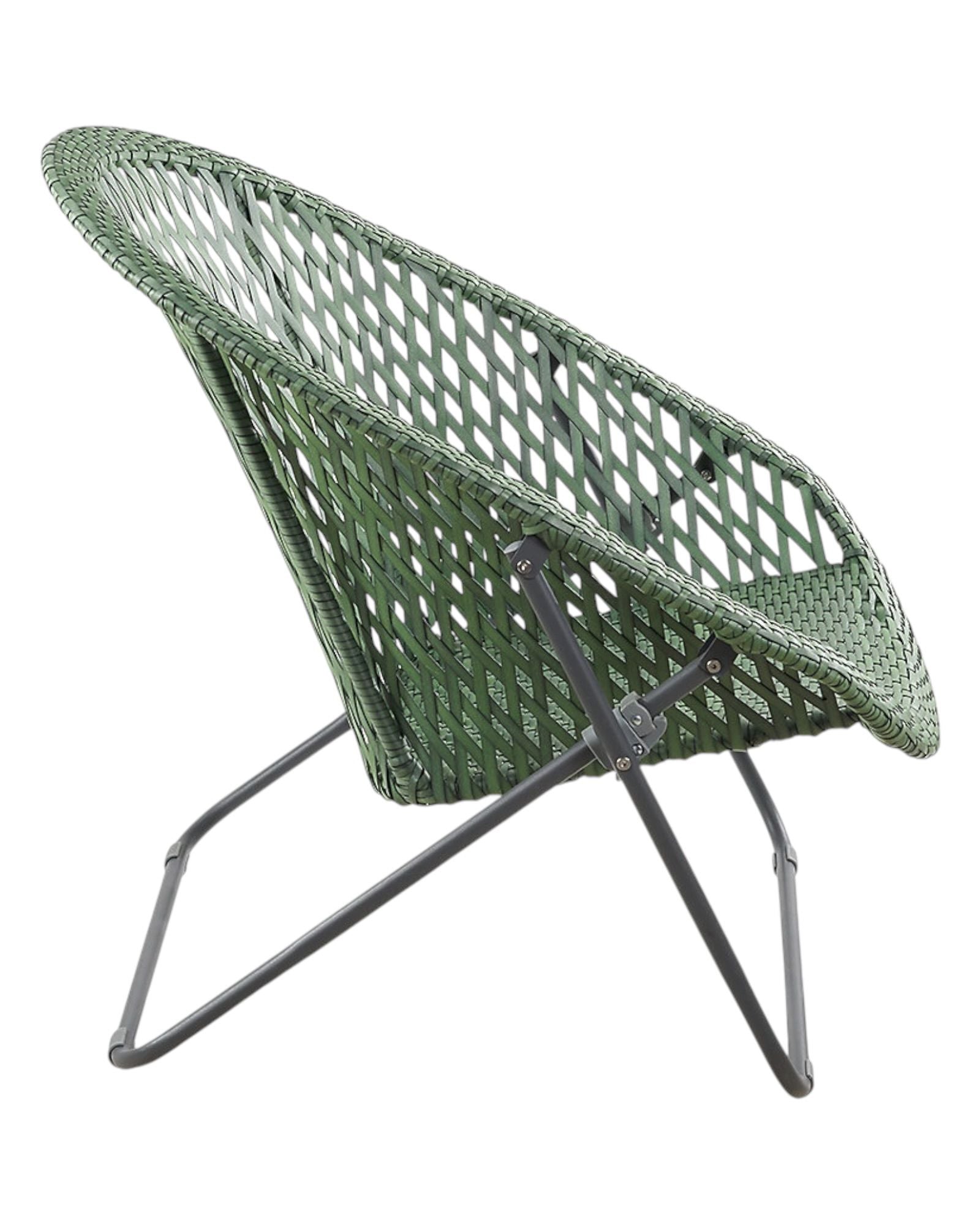 Green rattan garden furniture set with chairs and table by Pacific Lifestyle Ltd for outdoor relaxation and stylish garden decor.