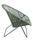 Green rattan garden furniture set with chairs and table by Pacific Lifestyle Ltd for outdoor relaxation and stylish garden decor.