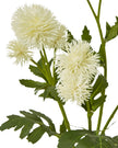 Artificial Cream Globe Thistle Spray from Hill Interiors, realistic faux plant with cream-colored globe-shaped flower clusters.