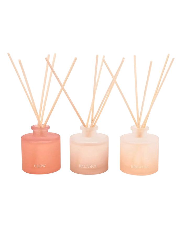 Serenity Tranquil Set of 3 Diffusers - Flow Balance & Breathe