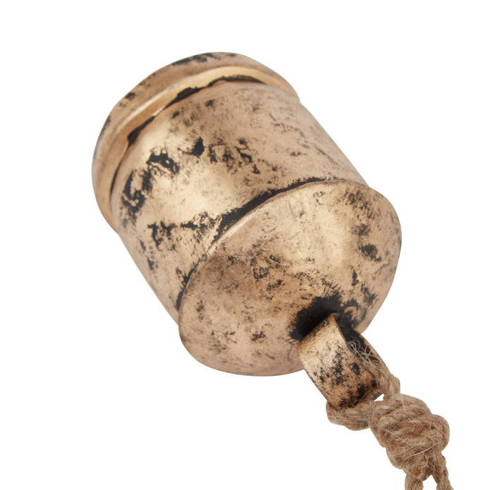Antique Gold Hanging Cow Bell