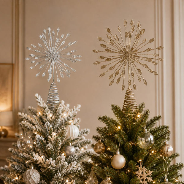 Starburst Metal Christmas Tree Topper