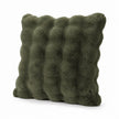 Olive Green Luxury Faux Fur Cushion