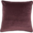 Luxe Velvet Burgundy Cushion Cover, front view of the burgundy velvet cushion against white