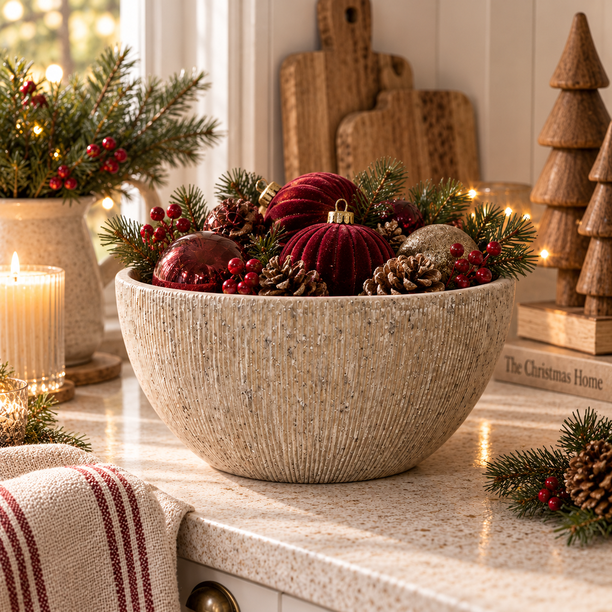 Heritage Stone Fruit Bowl