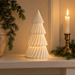 White Ceramic LED Light Up Christmas Tree