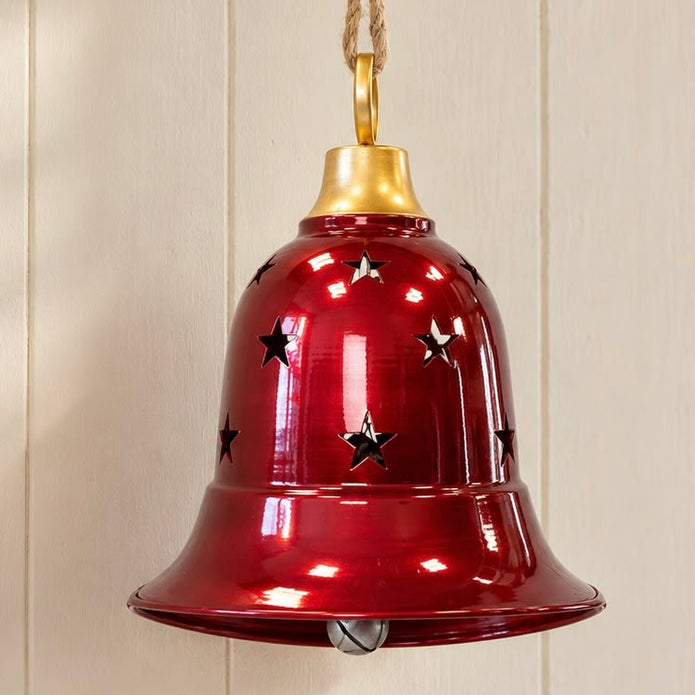Burgundy Large Metal Bell