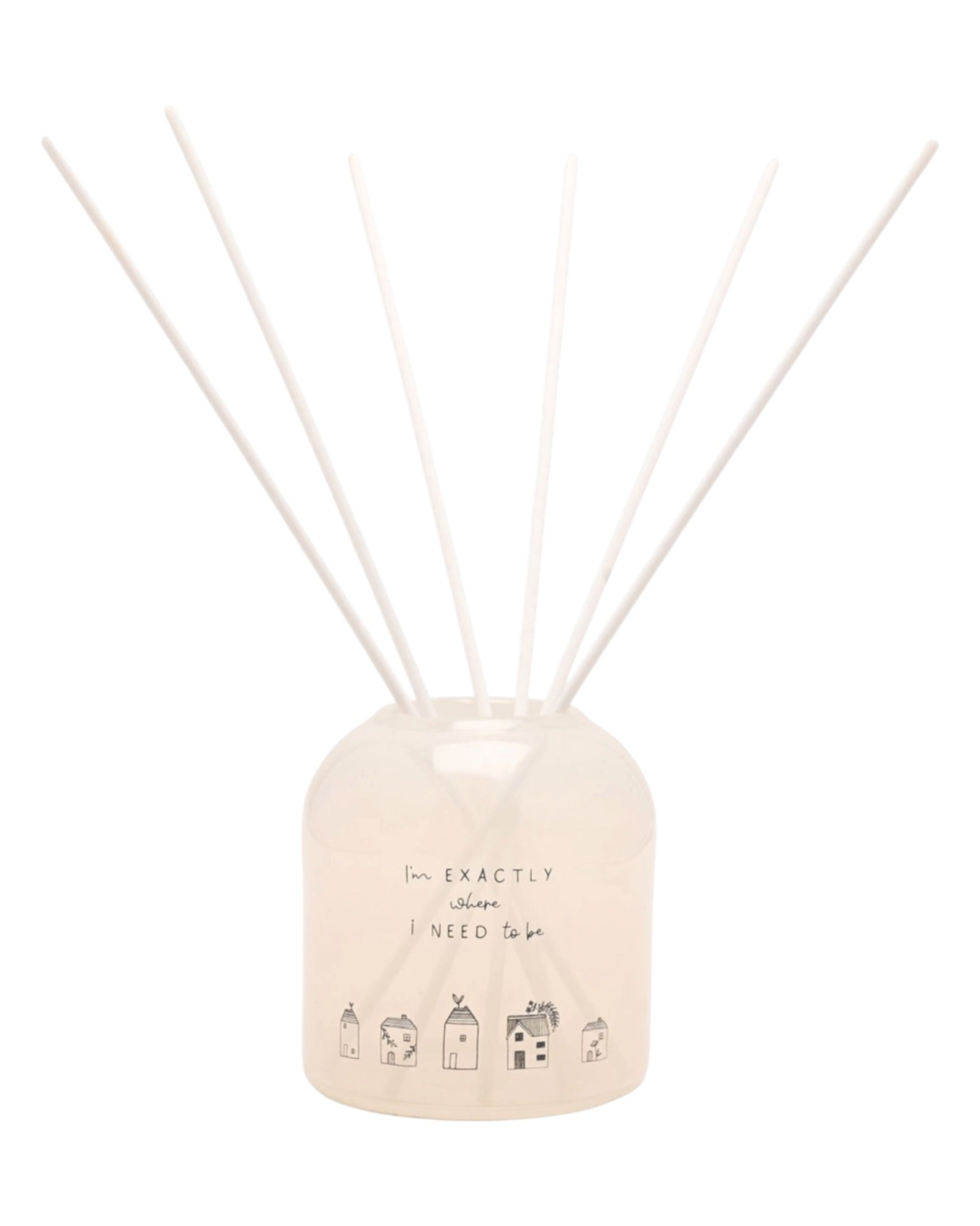 Beige Moments Clear Glass Reed Diffuser - Where I Need To Be