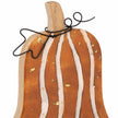 Wooden Orange Pumpkin Decoration – product view 10