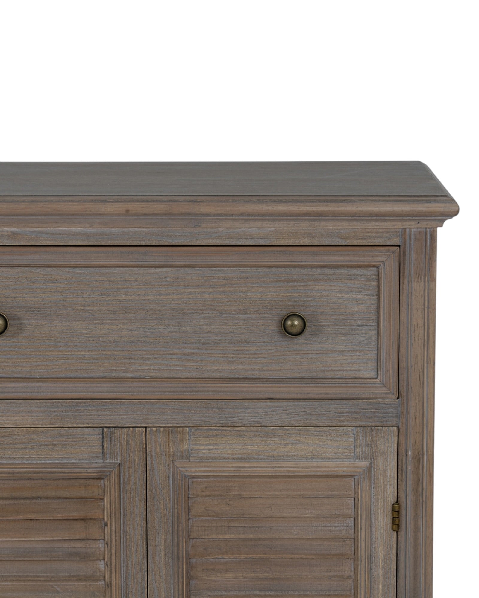 Large Delphine Collection dresser base with 6 doors and 3 drawers from Hill Interiors, showcasing a spacious, modern furniture piece.
