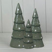 Sage Green Ceramic Tree with White Star Detail