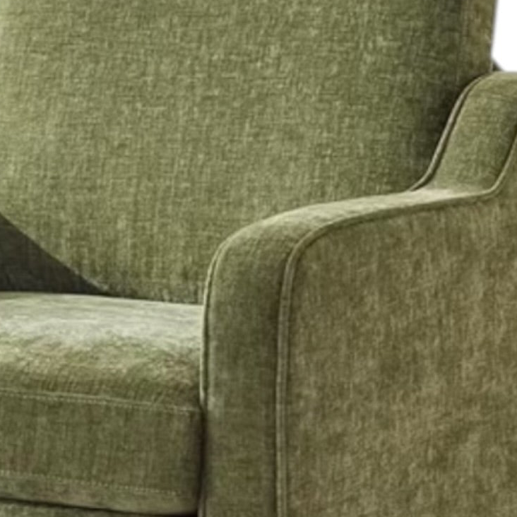 Green Small Upholstered Tub Arm Chair
