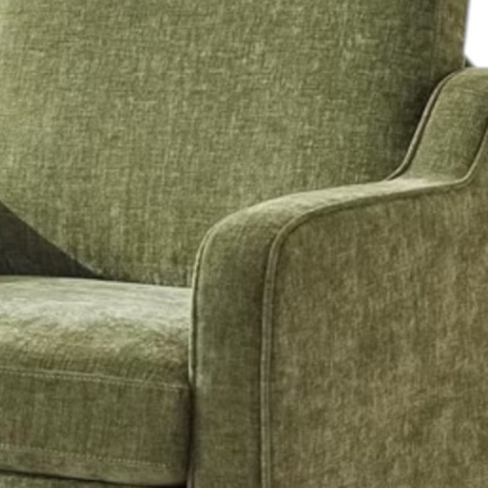 Green Small Upholstered Tub Arm Chair