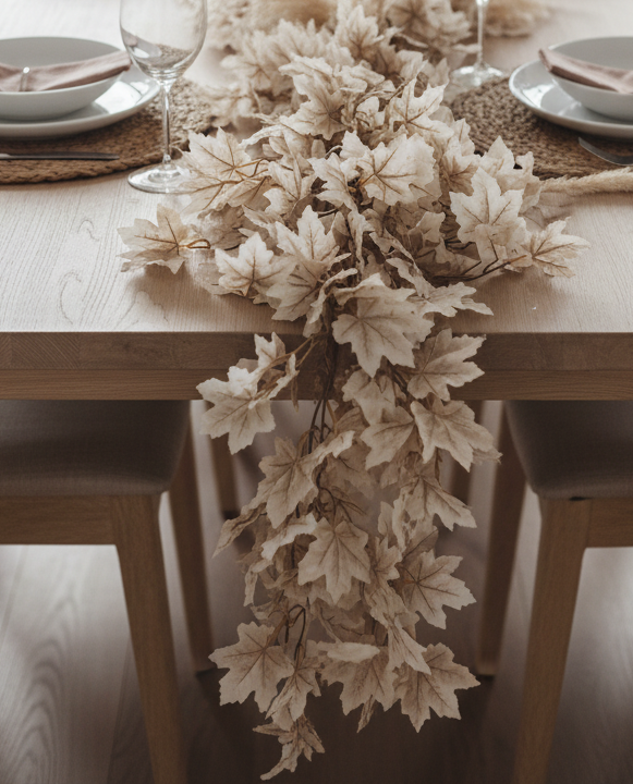 Beige Leaf Garland