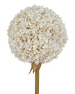 Artificial classic white allium stem from Hill Interiors, showcasing a realistic white flowering plant for home decor.