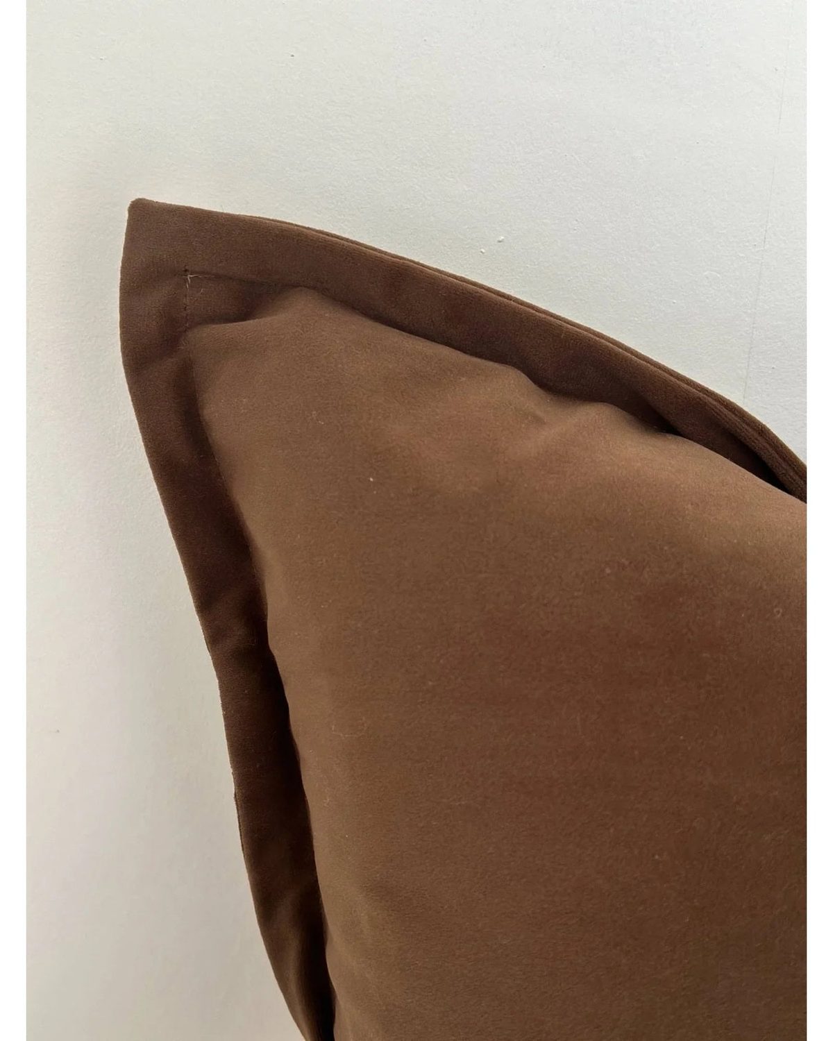 Emma Velvet Cushion Cover 45 x 45 - Dark Brown - Soft FurnishingsSoft Furnishings - Lulu Loves Home