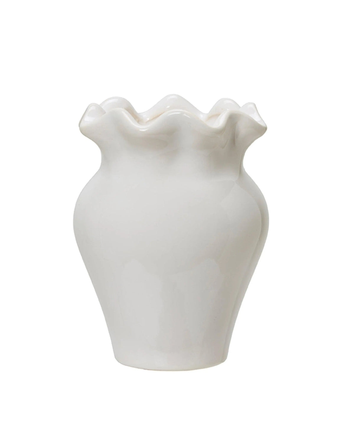 Evelina Vase White - Lulu Loves Home Lulu Loves Home 