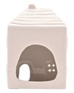 Ceramic House Tea Light Holder - Beige Moments Family