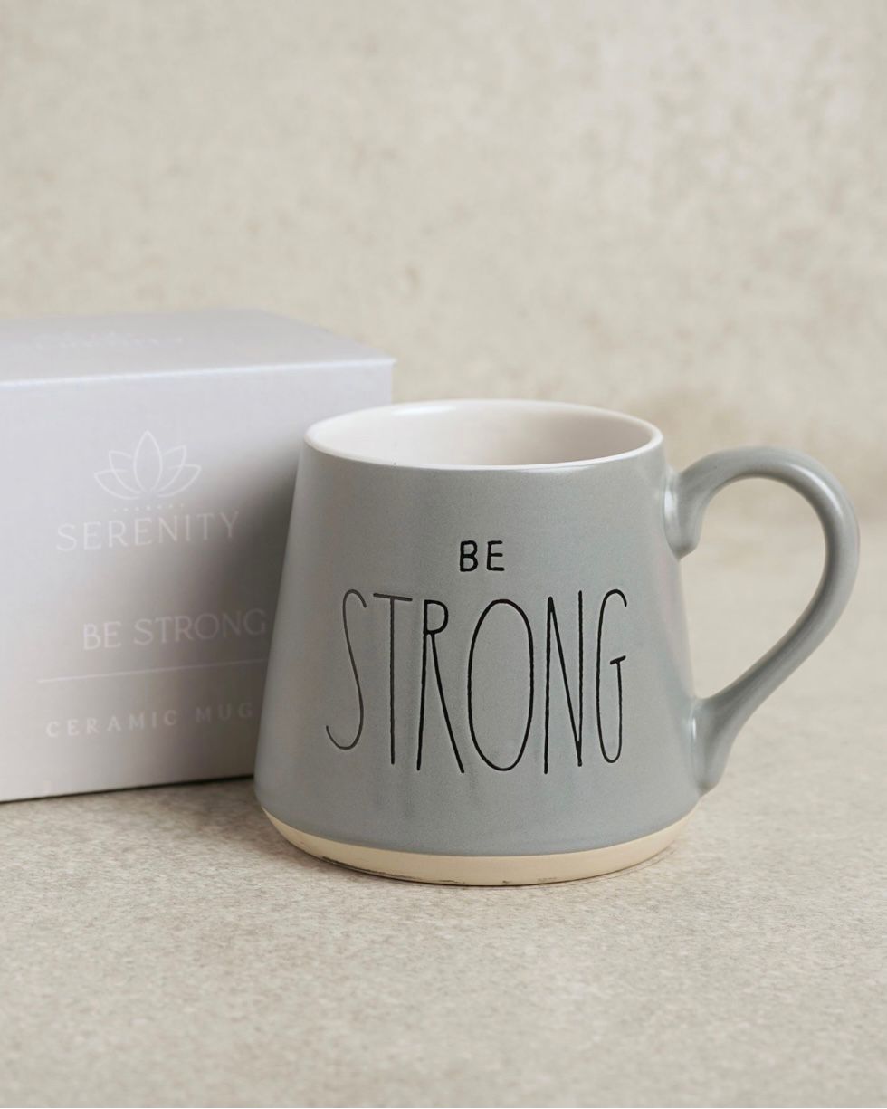 Blue Mug - Be Strong