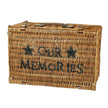 Our Memories Large Rattan Storage Basket