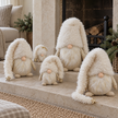 Fluffy Cream And Beige Christmas Gonk