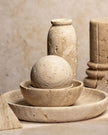 Travertine Round Ball Stone Ornament