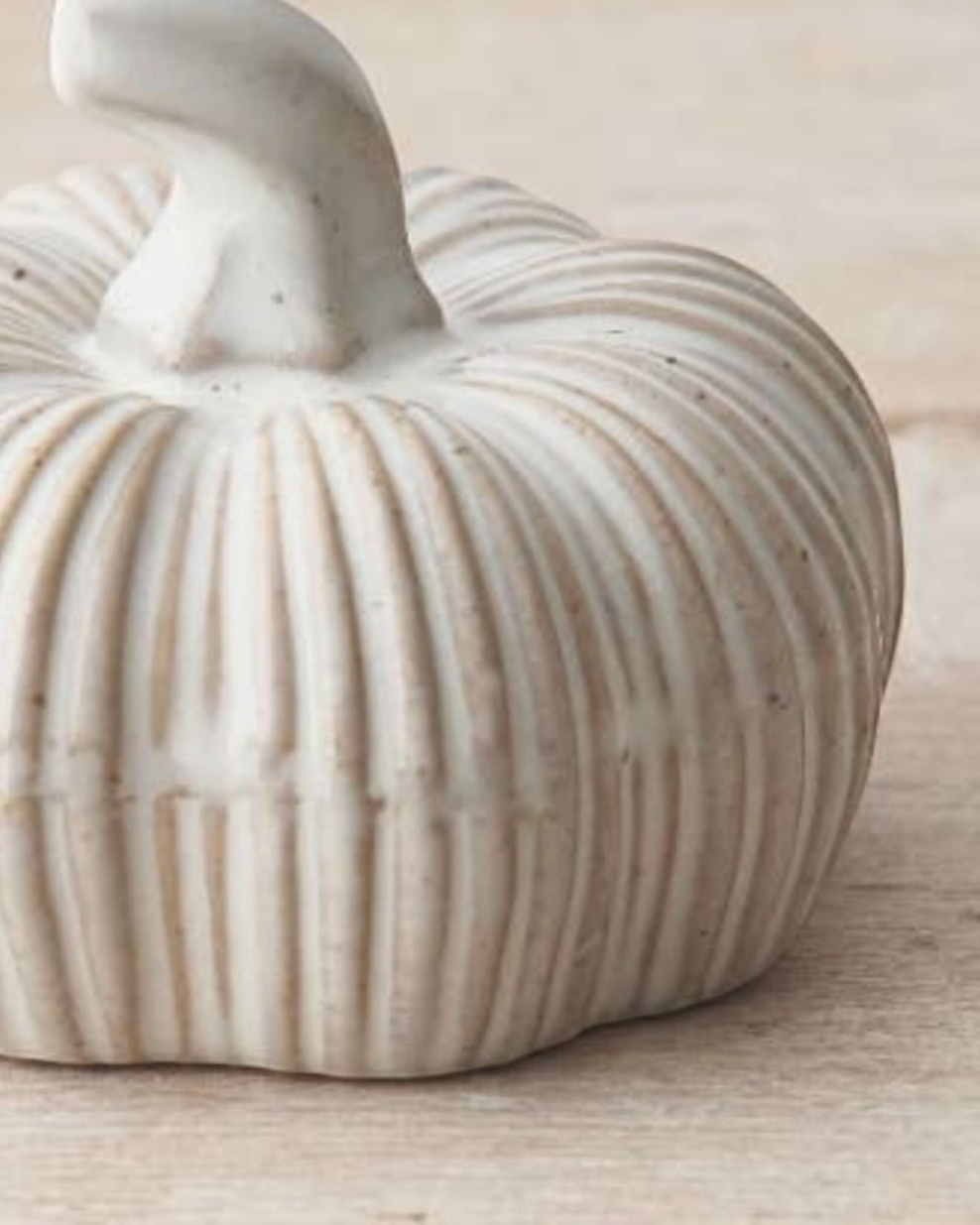 Rustic Ceramic Pumpkin
