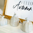 White Wooden Hello Autumn Sign