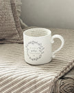 Beige Striped Throw Blanket