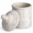 White Stone Storage Jar Canister — product image 6