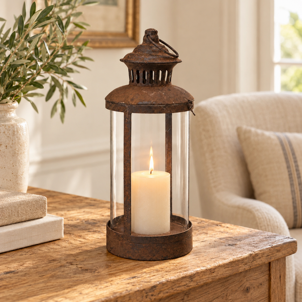 Ragna Rust Candle Lantern