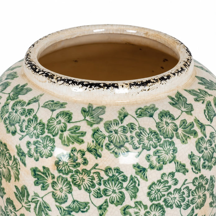 Green Floral Ople Vase — product image 4