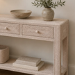Rattan Large Rectangular Console Table - PRE ORDER MID SEPTEMBER DELIVERY