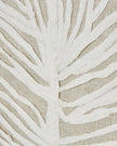 Large white feather wall art in a frame, featuring a plume design by Hill Interiors for elegant home décor.