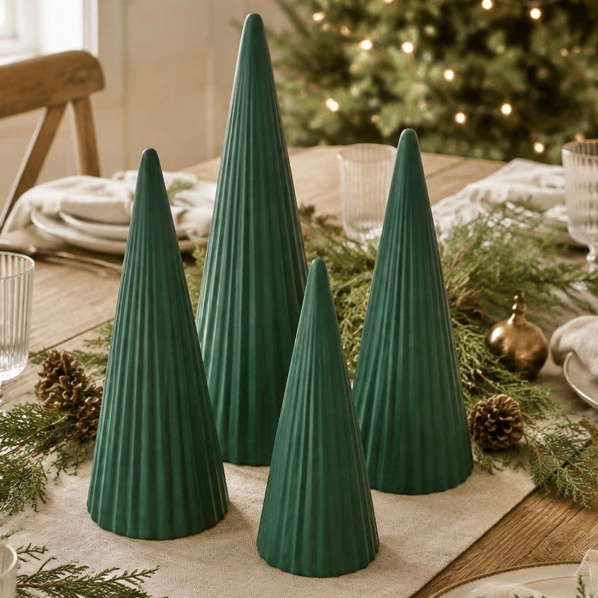 Dark Green Ceramic Christmas Tree