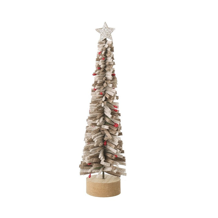 Brown Felt Christmas Tree