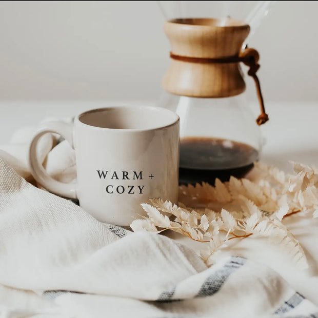 Sweet Water Decor Cream Glazed Ceramic Warm & Cozy Mug